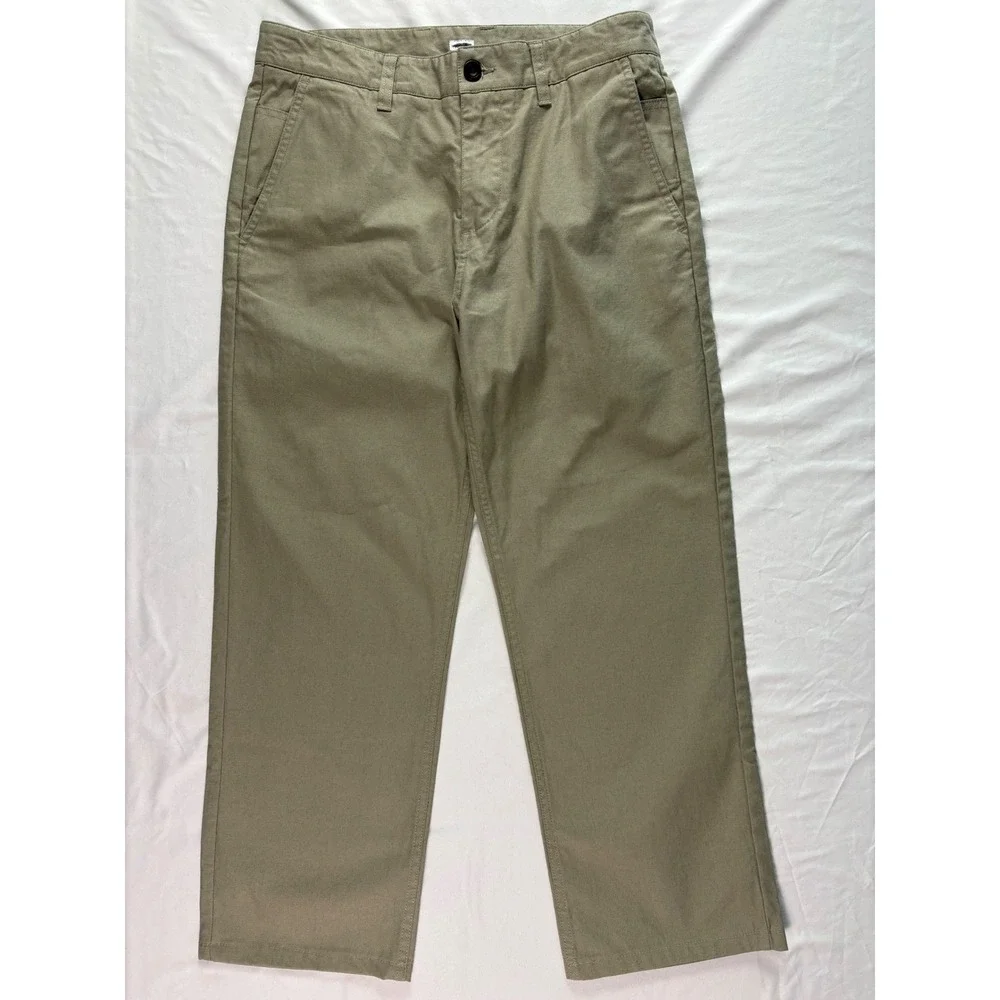 Katin Chino Pants Mens 31 Khaki Tan Cotton Straight Leg Surf Relaxed Heritage - Picture 2 of 9